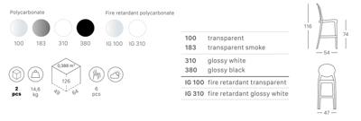 Стул барный Scab арт. 005/2358100