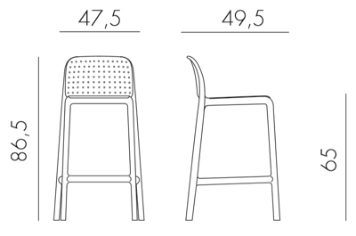 Стул барный Nardi арт. 003/4034502000