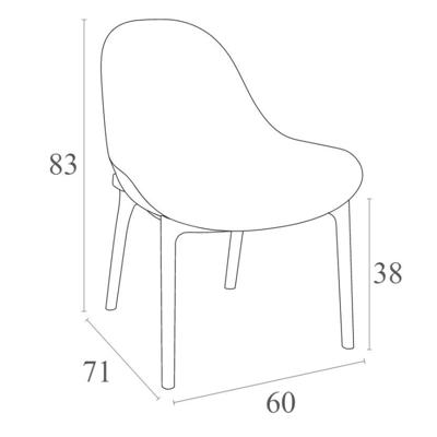 Шезлонг Siesta арт. 234/103-7844