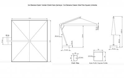 Стул THEUMBRELA SEMSIYE EVI арт. 80-4060-34