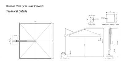 Стул THEUMBRELA SEMSIYE EVI арт. 80-4040-50/PLUS/2657/B