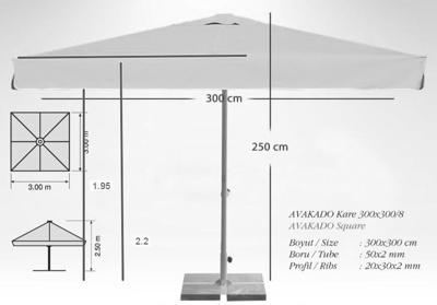 Стул THEUMBRELA SEMSIYE EVI арт. 60-2021-30/2170/S/N-H2800