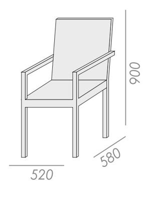 Лаунж зона Scab арт. RH/DOVE/armchair/BELUX