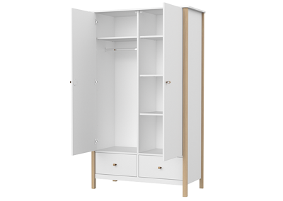 Мебель Ellipsefurniture Шкаф Classic 2-х створчатый (белый) арт. CLMBCA01010199
