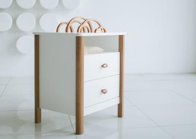 Мебель Ellipsefurniture Тумба прикроватная Classic (белый) арт. CLMBSH01010199