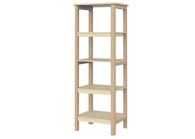 Стеллаж Ellipsefurniture Стеллаж Classic высокий (молочный) арт. CLMBRK02010199