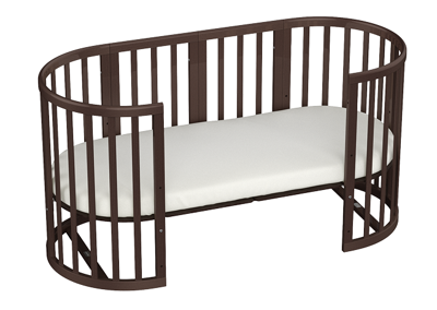 Кроватка Ellipsefurniture Удлинение для кроватки Ellipsebed до 165 см (коричневый) арт. EBMPBL02971099
