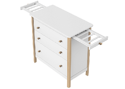 Мебель Ellipsefurniture Выдвижная вешалка для комода Classic 3 ящика (белый) арт. CLMBHR01010199