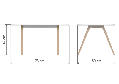 Столик Ellipsefurniture Столик Classic (белый) арт. CLMBTB01010199