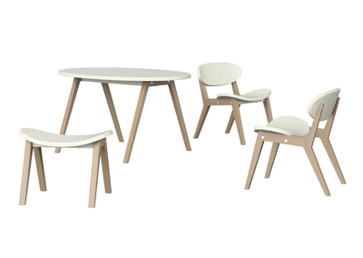 Мебель Ellipsefurniture Стульчик Classic (молочный) арт. CLMBCH02010192