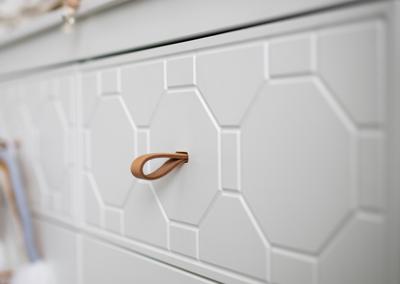 Мебель Ellipsefurniture Комод Classic 6 ящиков с фрезеровкой "Геометрия" (белый) арт. CLMBCD01020195