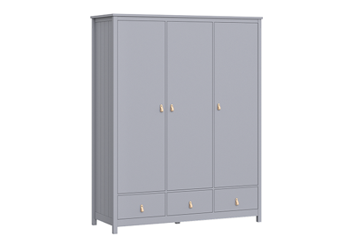 Мебель Ellipsefurniture Шкаф Wood 3-х створчатый (серый) арт. WW010602020101