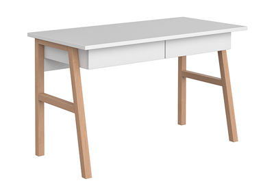 Мебель Ellipsefurniture Стол письменный Classic М1 60*120 см (белый) арт. CLMBSS01010102
