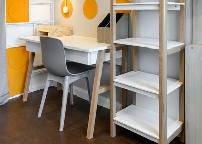 Мебель Ellipsefurniture Стол письменный Classic М1 60*120 см (белый) арт. CLMBSS01010102