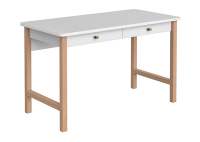 Мебель Ellipsefurniture Стол письменный Classic М2 60*120 см (белый) арт. CLMBSS01010103