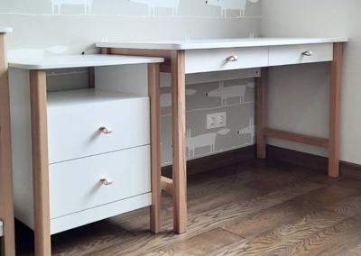 Мебель Ellipsefurniture Стол письменный Classic М2 60*120 см (белый) арт. CLMBSS01010103