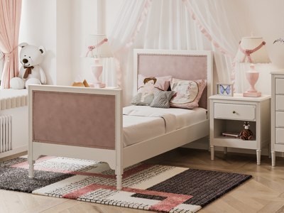 Мебель Ellipsefurniture Тумба прикроватная Elit (белый) арт. ET010201010105