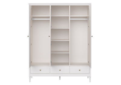 Мебель Ellipsefurniture Шкаф Elit 3-х створчатый (белый) арт. ET010201010107