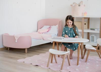 Кровать Ellipsefurniture Кровать KIDI Soft для детей от 3 до 7 лет (розовый) арт. KD040103010198