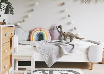 Кровать Ellipsefurniture Кровать KIDI Soft для детей от 3 до 7 лет (серый) арт. KD040104010198