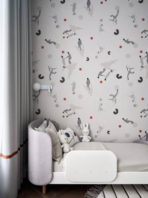Кровать Ellipsefurniture Кровать KIDI Soft для детей от 3 до 7 лет (серый) арт. KD040104010198