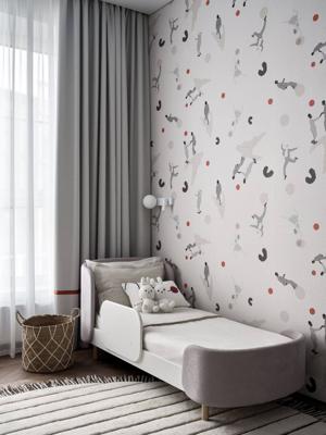 Кровать Ellipsefurniture Кровать KIDI Soft для детей от 3 до 7 лет (серый) арт. KD040104010198