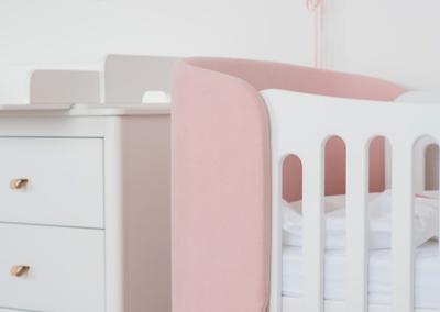 Кроватка-трансформер Ellipsefurniture Кроватка-трансформер KIDI Soft (розовый) арт. KD040103010190