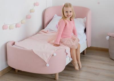 Кроватка-трансформер Ellipsefurniture Кроватка-трансформер KIDI Soft (розовый) арт. KD040103010190
