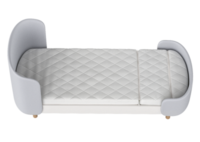 Матрас Ellipsefurniture Матрас дополнитель для кроватки KIDI Soft до 173 см, 9 см арт. KD030108010101
