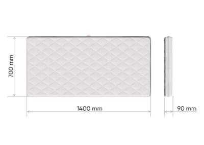 Мебель Ellipsefurniture Матрас для кроватки Elit кокос/форплит 9 см арт. ET010104030405