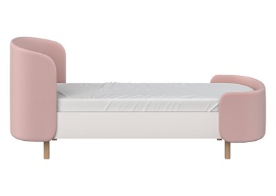 Кровать Ellipsefurniture Кровать подростковая KIDI Soft размер М (розовый) арт. KD010113020101