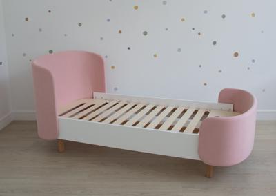 Кровать Ellipsefurniture Кровать подростковая KIDI Soft размер М (розовый) арт. KD010113020101