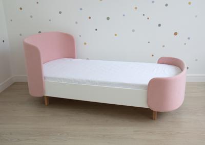 Кровать Ellipsefurniture Кровать подростковая KIDI Soft размер М (розовый) арт. KD010113020101