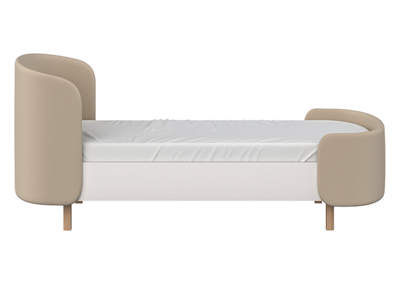 Кровать Ellipsefurniture Кровать подростковая KIDI Soft размер М (бежевый) арт. KD010110020101