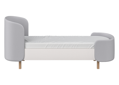 Кровать Ellipsefurniture Кровать подростковая KIDI Soft размер М (серый) арт. KD010112020101