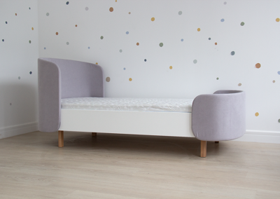 Кровать Ellipsefurniture Кровать подростковая KIDI Soft размер М (серый) арт. KD010112020101