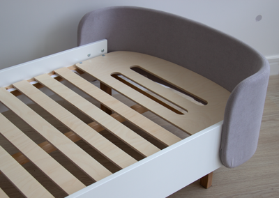 Кровать Ellipsefurniture Кровать подростковая KIDI Soft размер М (серый) арт. KD010112020101