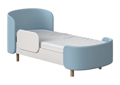 Кровать Ellipsefurniture Кровать подростковая KIDI Soft размер М (голубой) арт. KD010111020101