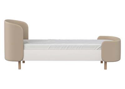 Кровать Ellipsefurniture Кровать подростковая KIDI Soft размер L (бежевый) арт. KD010110050101