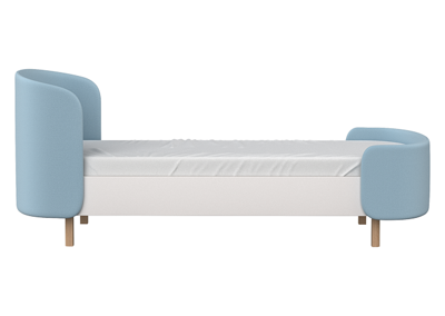Кровать Ellipsefurniture Кровать подростковая KIDI Soft размер L (голубой) арт. KD010111050101