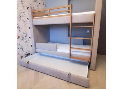 Кровать двухъярусная Ellipsefurniture Кровать двухъярусная Cosy (серый) арт. KD010204020101