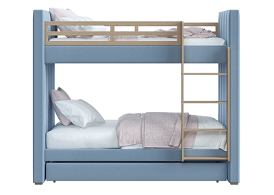 Кровать двухъярусная Ellipsefurniture Кровать двухъярусная Cosy (голубой) арт. KD010202020101