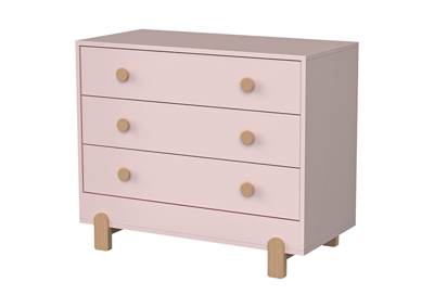 Комод Ellipsefurniture Комод Ice-cream 3 ящика (розовый) арт. IC010103010101