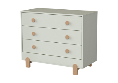 Комод Ellipsefurniture Комод Ice-cream 3 ящика (молочный) арт. IC010102010101