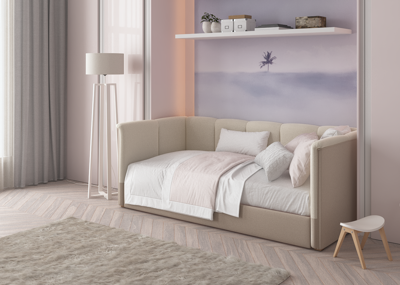 Диван-кровать Ellipsefurniture Диван-кровать Bowl спальное место 90*200 см (бежевый) арт. KD010301010101