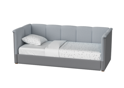 Диван-кровать Ellipsefurniture Диван-кровать Bowl спальное место 90*200 см (серый) арт. KD010303010101