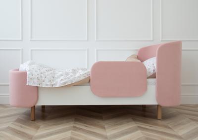 Кровать Ellipsefurniture Мягкий чехол для бортика KIDI soft (розовый) арт. TX02460106301