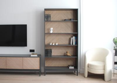 Мебель Ellipsefurniture Стеллаж Fjord размер L (темно-серый) арт. FJ010102100101