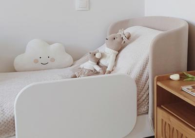 Кровать Ellipsefurniture Кровать KIDI Soft для детей от 2 до 4 лет (бежевый) арт. KD010501040101