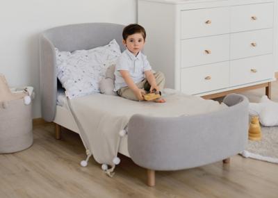 Кровать Ellipsefurniture Кровать KIDI Soft для детей от 2 до 4 лет (серый) арт. KD010502040101